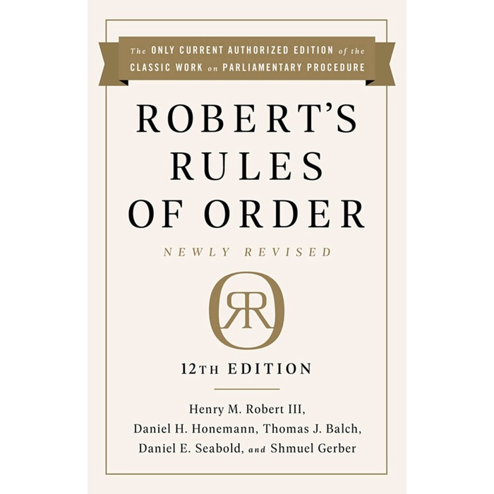 

Most Gifted_versi Eng/Indo_@Robert's Rules of Order Newly Revised, 12th edition