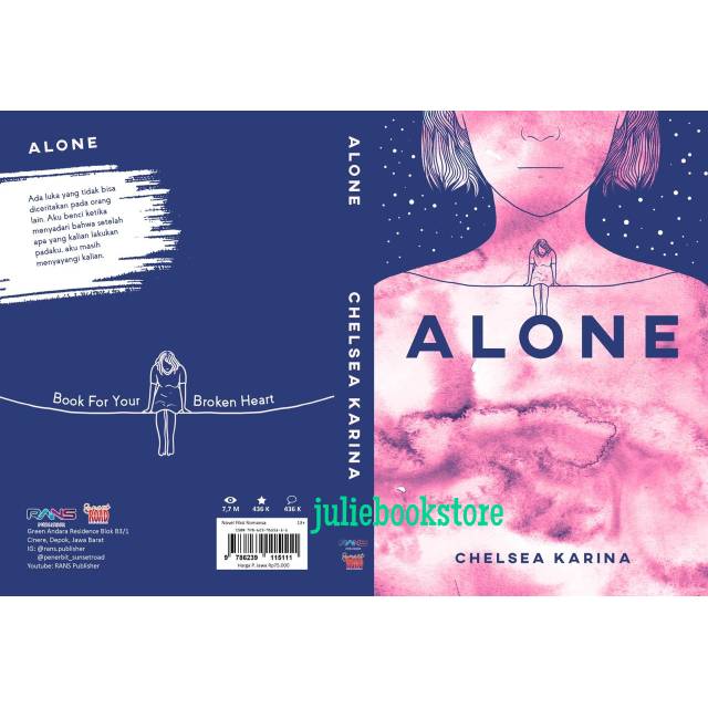 Novel ALONE - Chelsea Karina