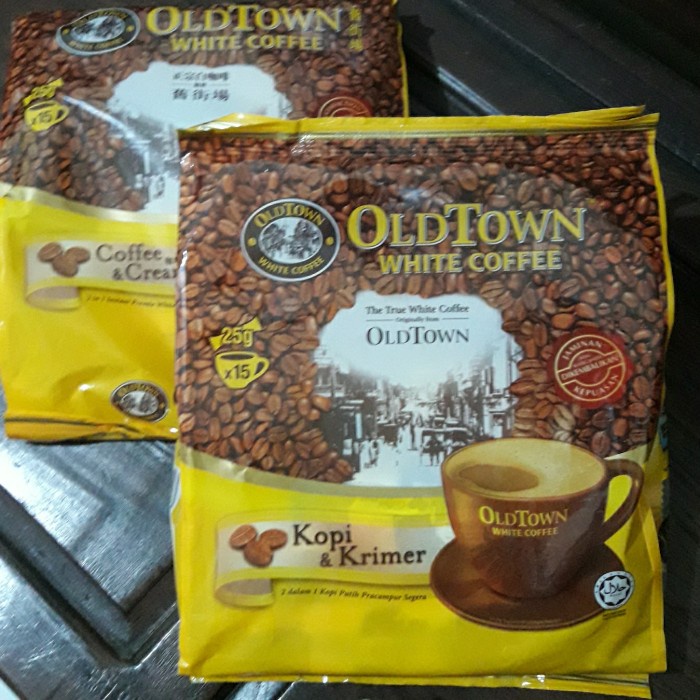 

Oldtown / Old town 2 in 1 White Coffee and Creamer
