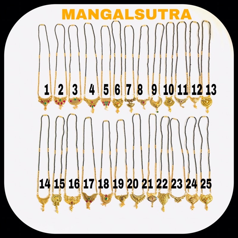 (B) Kalung Mangalsutra / Kalung India / Kalung Murah / Kalung Cantik / Mangalsutra