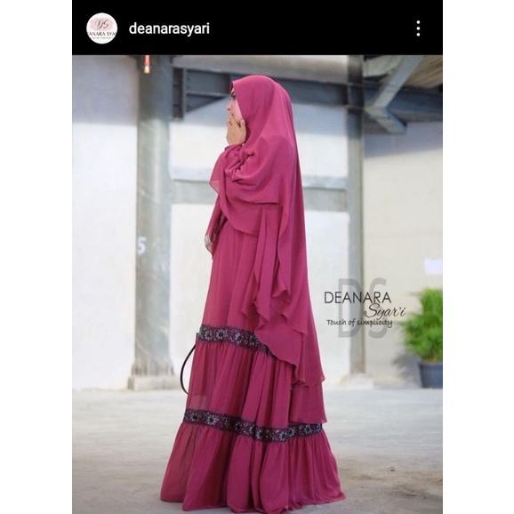 preloved set muslim deanara syari - PL gamis bukan sisesa