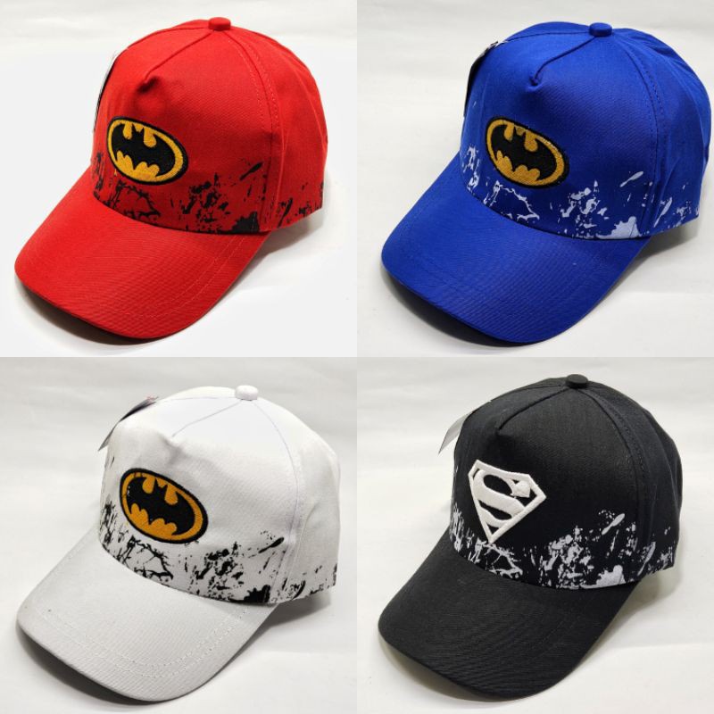 TopI Baseball Anak COWOK Logo SUPERHERO BORDIR Gaya HipHop Motif Kartun Gya Ko premium terbaru