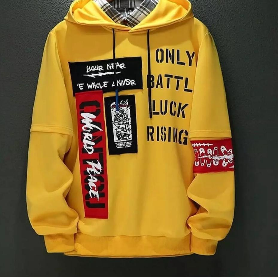 (HARGA TERMURAH) Cod Jaket Sweater Hoodie Distro Pria Sweeter Hudy NY L Laki Sweter Hudie Putih Cowo