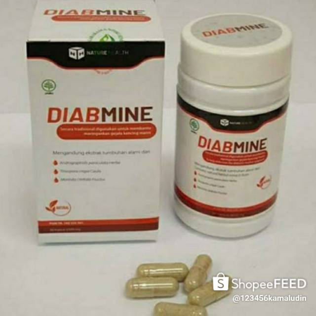 DIABMINE OBAT DIABETES/GULA PALING AMPUH TAMPA BAHAN PENGAWET