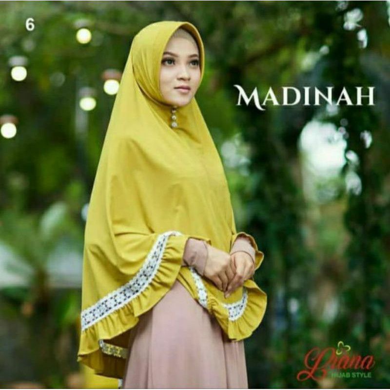 Hijab instan Madinah jumbo variasi RENDA || JILBAB INSTAN JUMBO