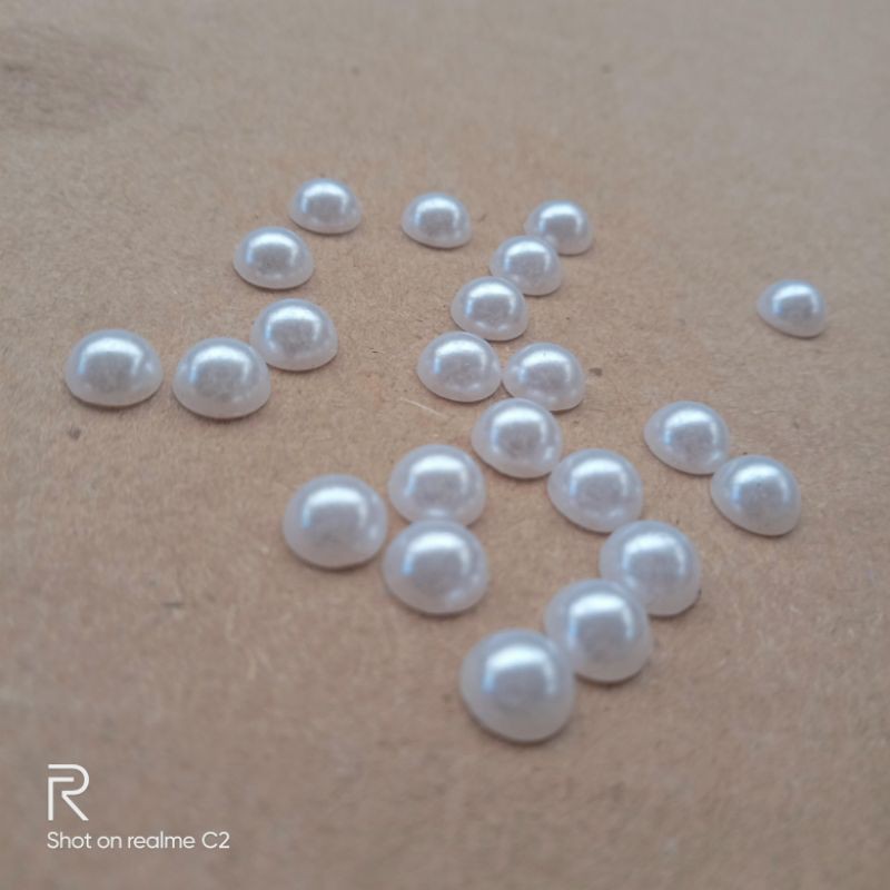 mutiara belah ukuran 6mm