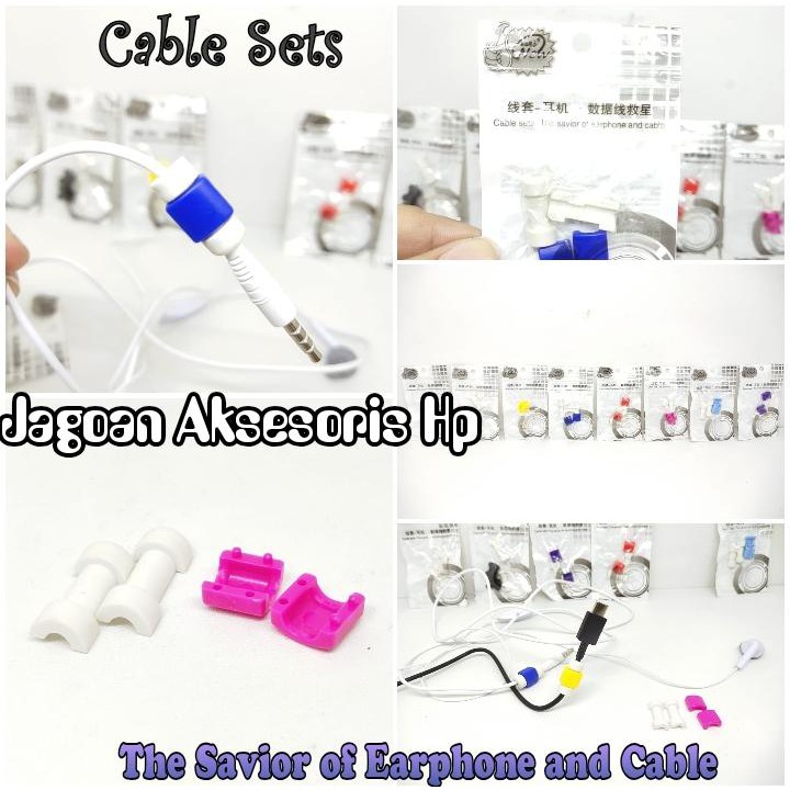 CABLE SETS Pelindung Kabel The Savior of Earphone and Cable for iPhone