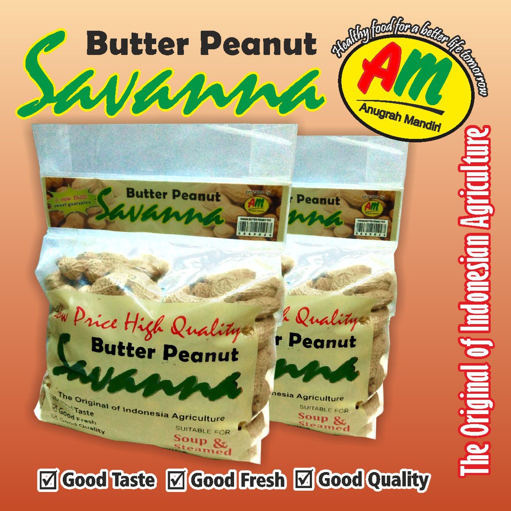 

Kacang Tanah Kulit Super - Savanna Butter Peanuts Pack