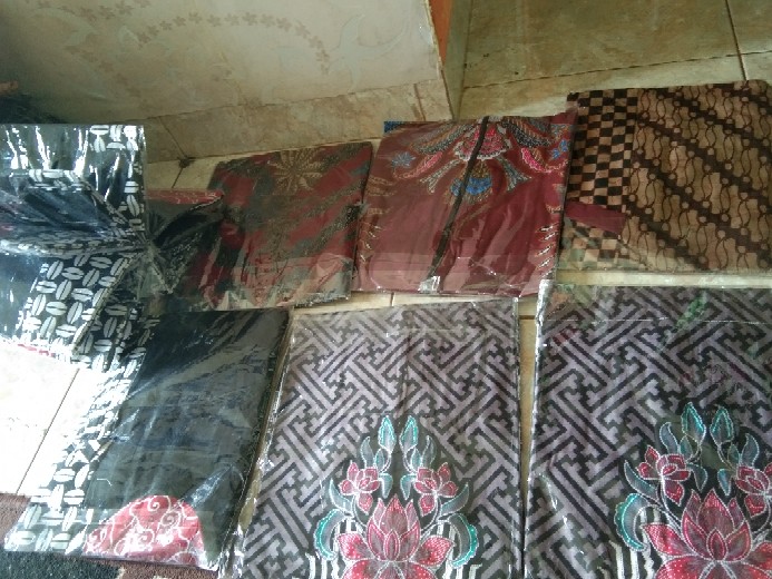 Tey-17 Batik Wanita Asj Sa Hrb026 Kenongo Kemeja Tosca Pendek