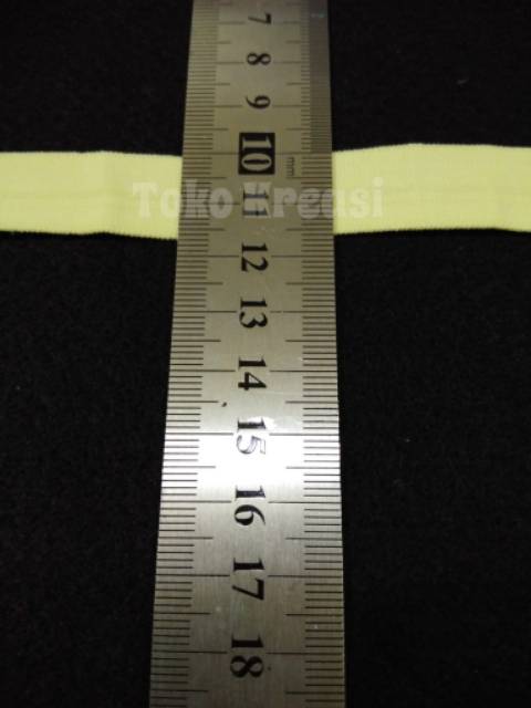 Karet foe bandana polos 1,5cm per meter