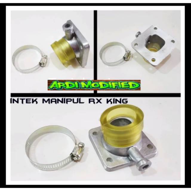 Intake manipol rx king karburator pe 28 pwl 28 pwk 28