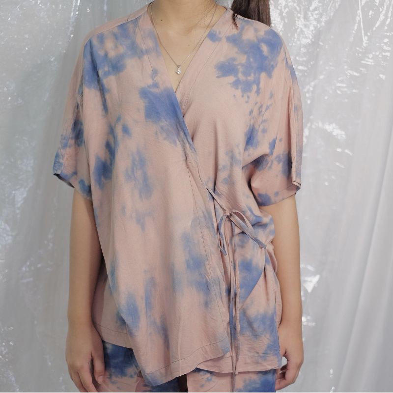 Jenar Kimono Shibori Tie Dye Outer Batik