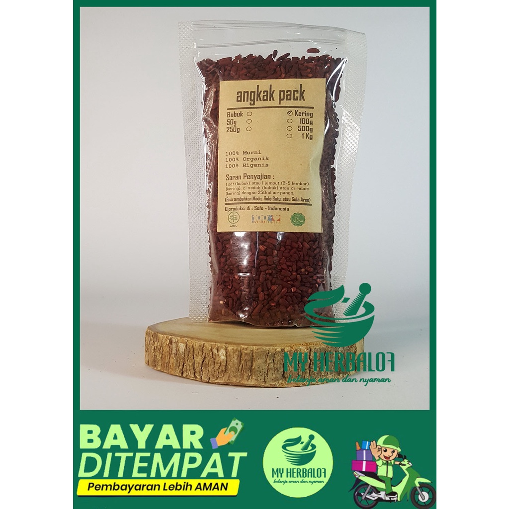 Obat Herbal Angkak Beras Merah Kering / Obat Demam Berdarah Cina / Obat Penaik Trombosit / Obat Penu