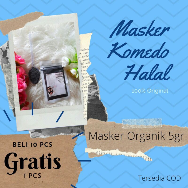 Organik5gr / 10gratis1 /Masker organic 5gr / masker organik 5gr / masker wajah 5gr masker alami mask