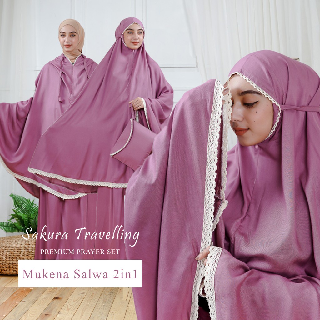 COD.Mukena treveling mukena terbaru mukena 2in1 mukena jumbo mukena sahlat