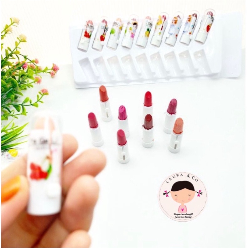 LIPSTIK ANAK RASA 18PC MURAH KECIL MAINAN LIPSTICK GROSIR