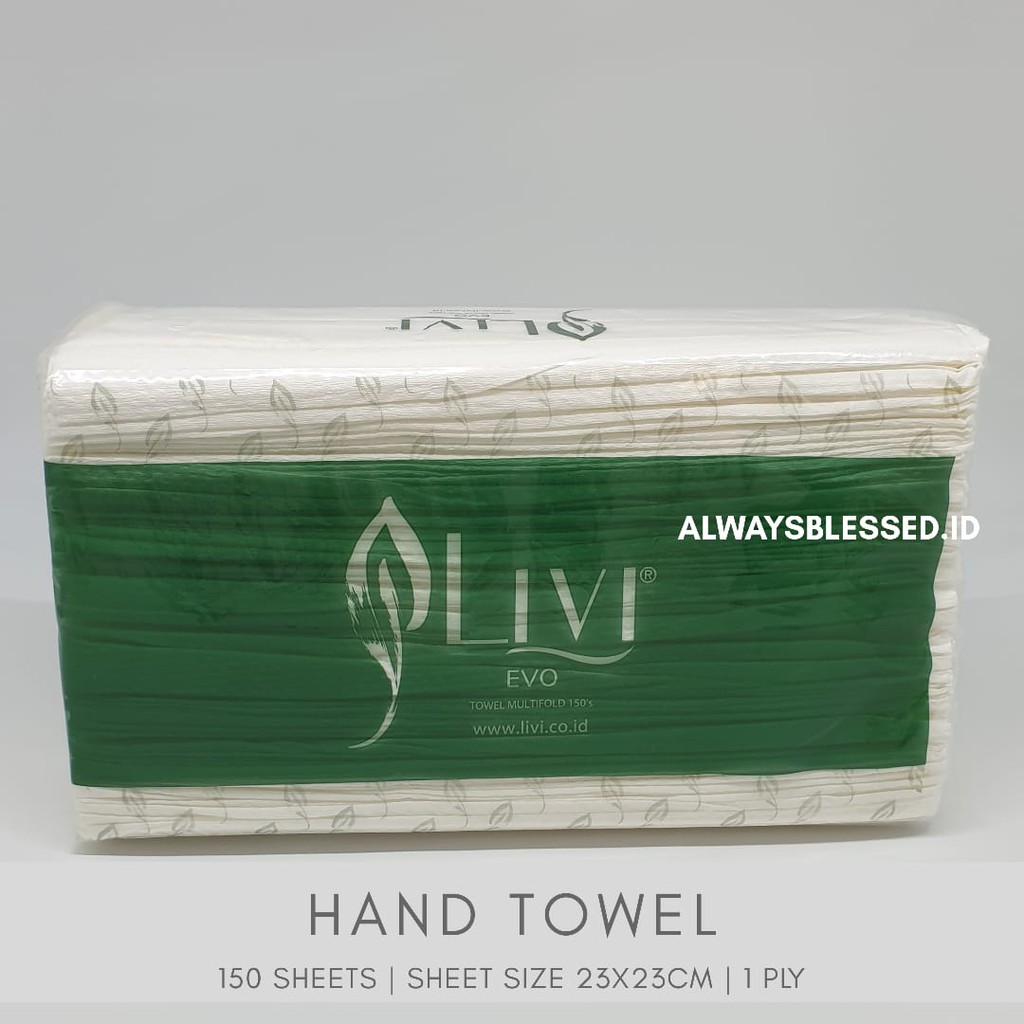Tissue LIVI EVO Premium MultiFold Towel Hand Towel Shopee Indonesia