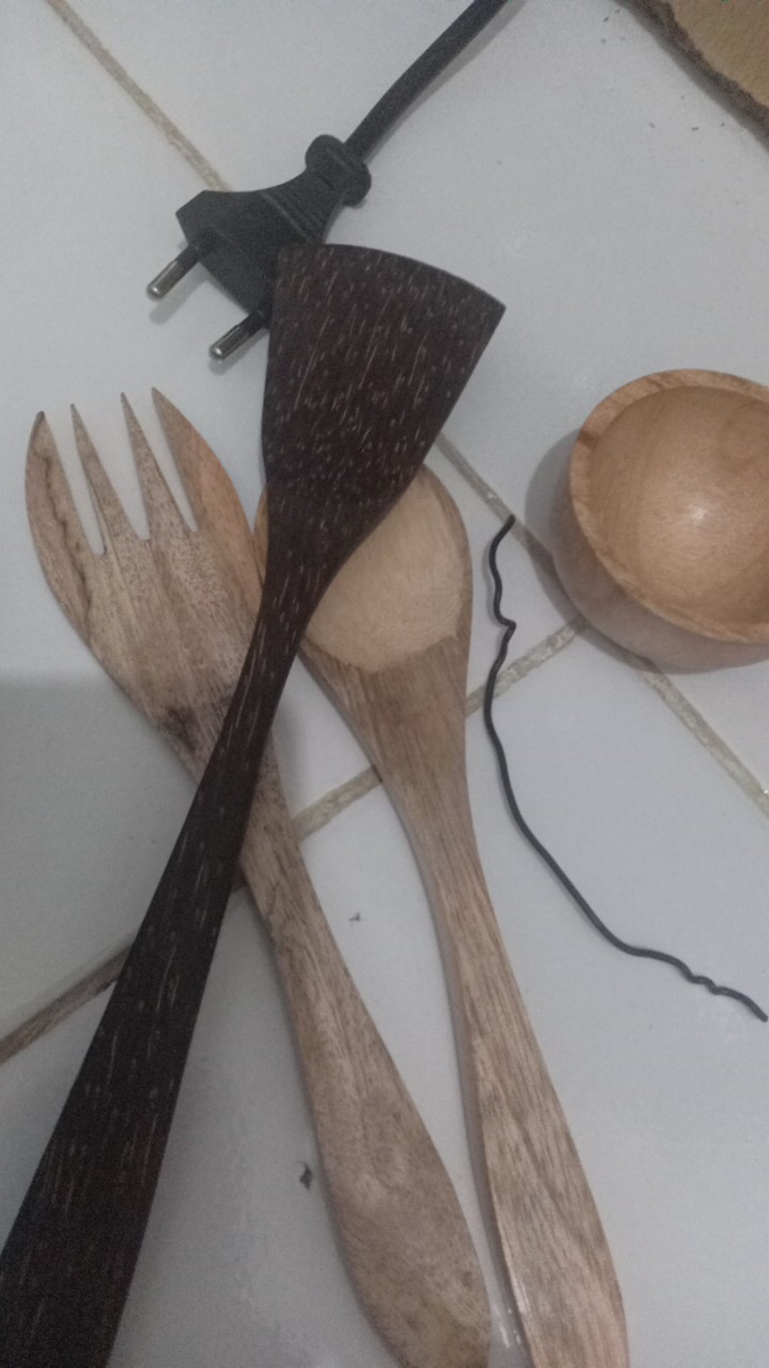 Spatula Mini Kayu Aren 25cm