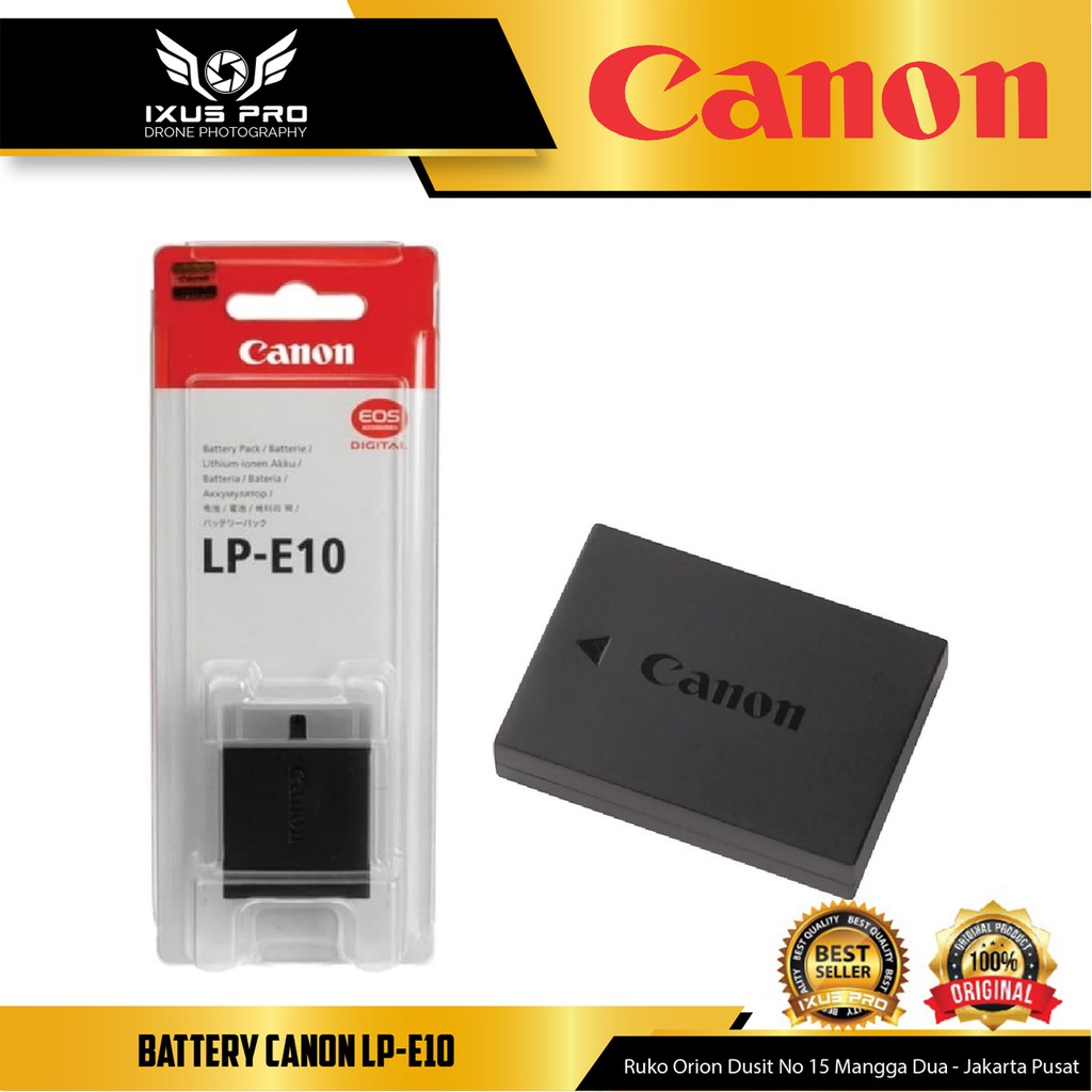 BATERAI CANON LP-E10 for EOS 1100D, 1200D, 1300D ORIGINAL