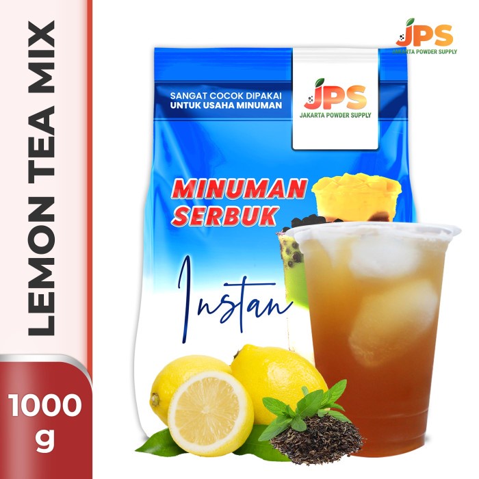 

DISKON - (BISA COD) Bubuk Minuman Lemon Tea Mix Powder Instan JPS Gula