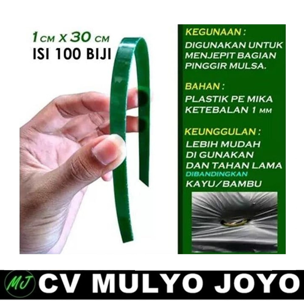 Alat Penjepit Plastik Mulsa Pengganti Kayu / Bambu / Pertanian Modern