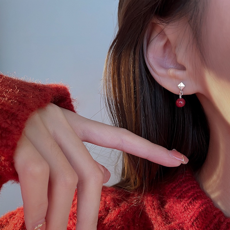 Anting Tusuk Sterling Silver 925 Untuk Wanita