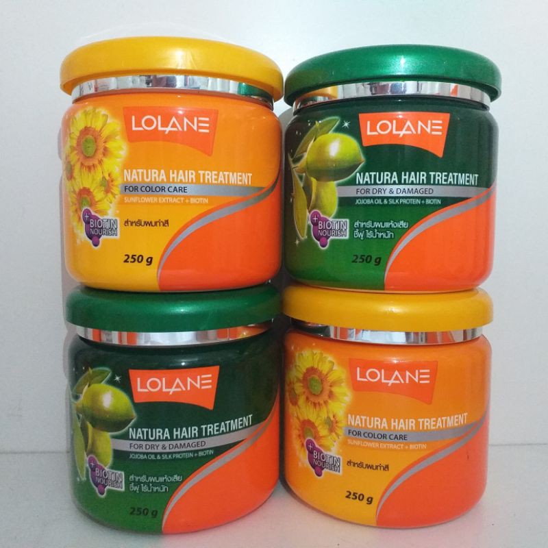 LOLANE HAIR TREATMENT / MASKER RAMBUT SUNFLOWER & JOJOBA OIL 250gr
