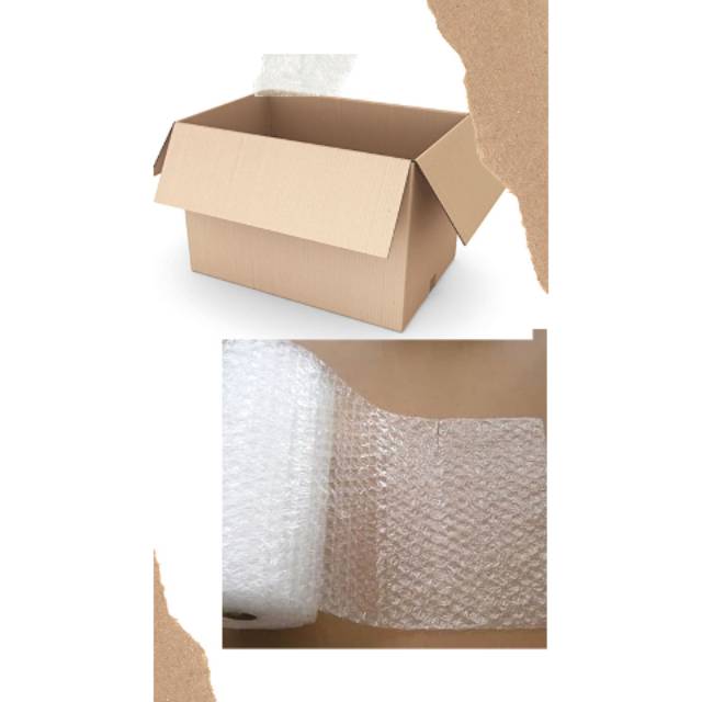 

Extra bubble wrap + kardus + lakban
