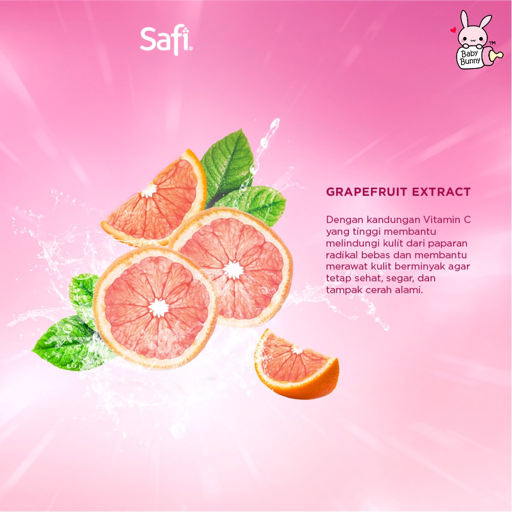 ❤ BELIA ❤ SAFI White Natural Brightening Cream Mangosteen / Grapefruit Extract kulit kering 20g 45g