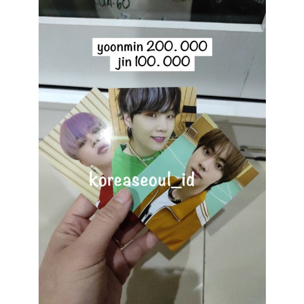 ( Ready Stock ) BTS CARDIGAN BUTTER FULLSET + Photocard JIMIN SUGA JIN CARDIGAN BUTTER PHOTOCARD