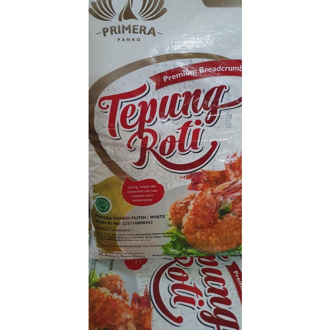 

%$%$%$%$] Tepung Roti / Panir WHITE Primera Panko 10 kg GOJEK / GRAB ONLY