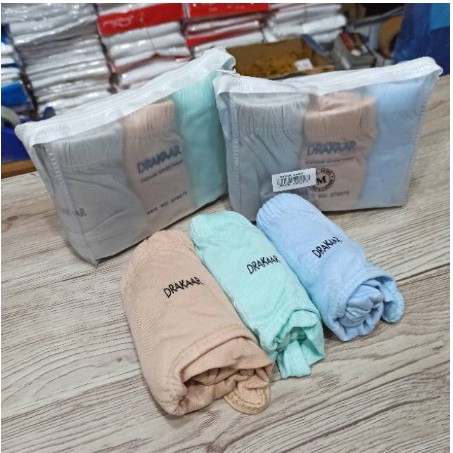 3 Pcs - CD Pria DRAKAAR Dompet | Celana dalam pria dewasa karet kerut | Gedabug