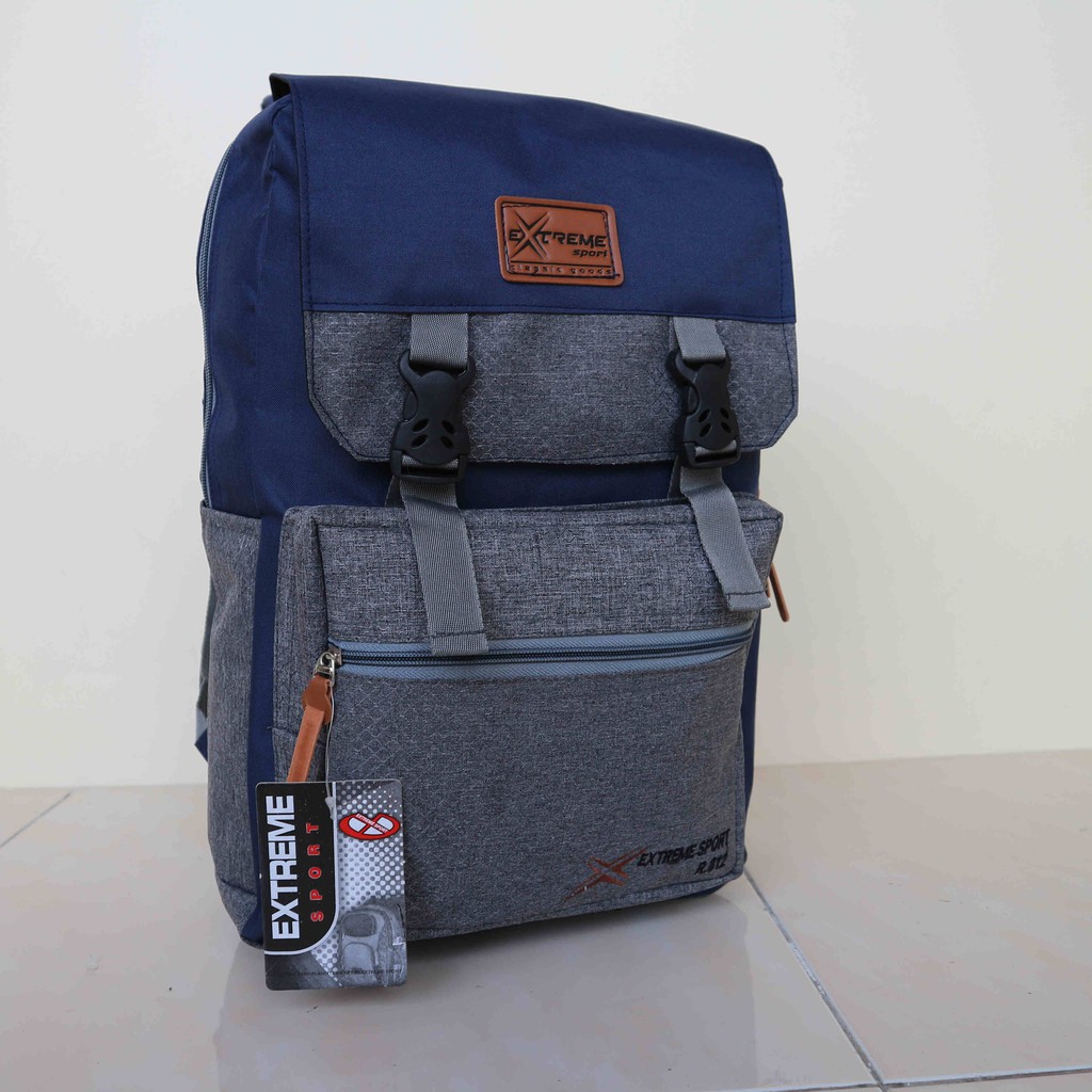 BELI 1 GRATIS 1 - TAS RANSEL EXTREME SAGA BACKPACK DISTRO KEKINIAN SLOT LAPTOP FREE RAINCOVER