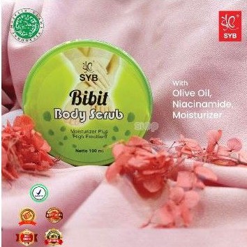 Bibit Pemutih SYB Body Scrub 100ml dan sabun