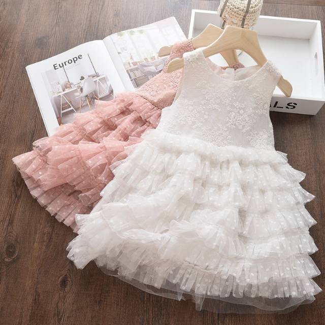 DR46-Dress Anak Pesta Fluffy Mermaid