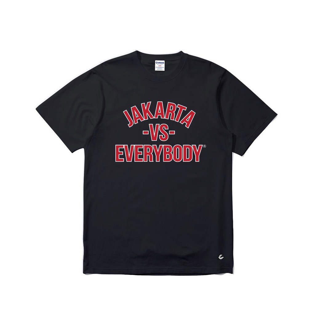 

Urbain Tshirt - Jakarta vs Everybody jersey - Black