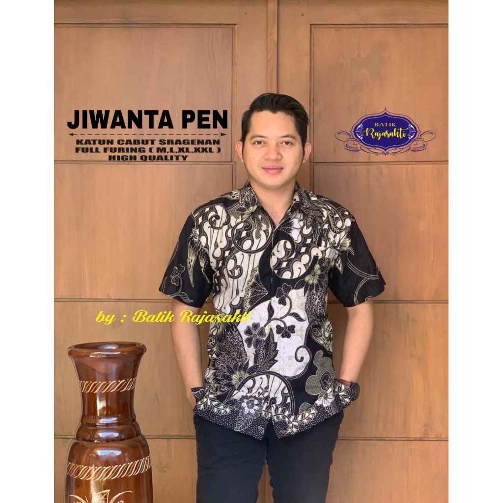 JIWANTA RAJASAKTI KEMEJA BATIK SOLO PRIA LENGAN PENDEK PANJANG LAPIS FURING ATASAN PREMIUM MODERN KATUN HALUS AQROB PEN BASKARA PEN CAKRAWANGSA NAVI IBRAHIM IBRAHIM PEN ALFARISQY ALFARISQY PEN ALFARISQY 2 WIKRAMA BIRU PANJANG MANUK SALTO TWO SATRIO