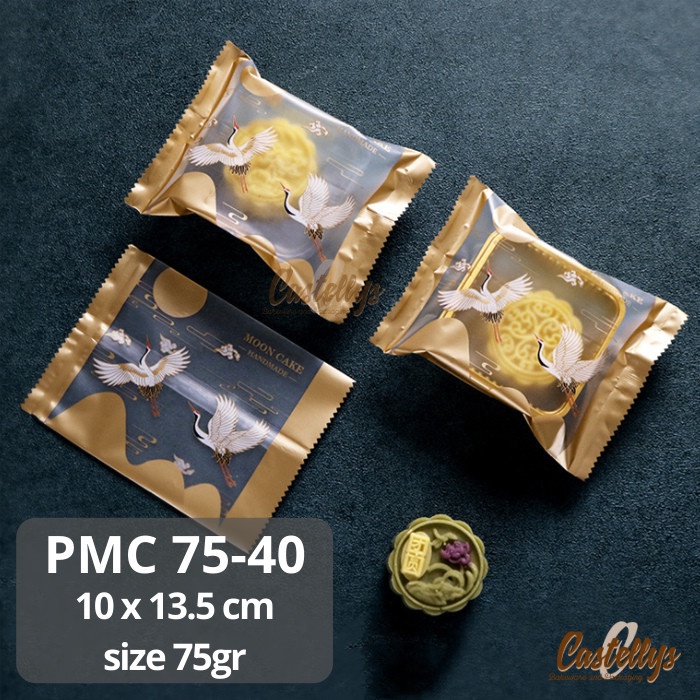Plastik Mooncake 75gr PMC 75-40 Pia Kue Kering Mochi Snowskin Nastar
