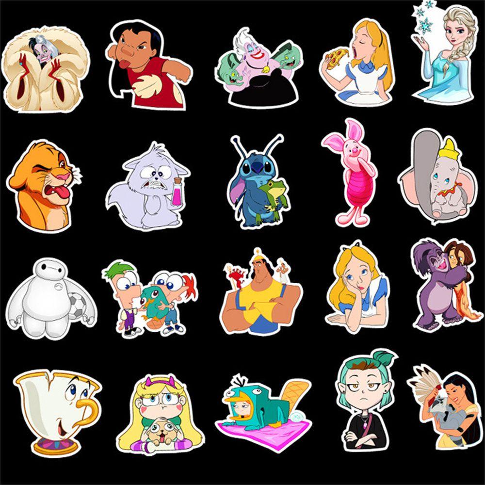 Lanfy Stiker Anime 50Pcs/Lot DIY Mainan Laptop Decals Notebook Skateboard Stiker Poster