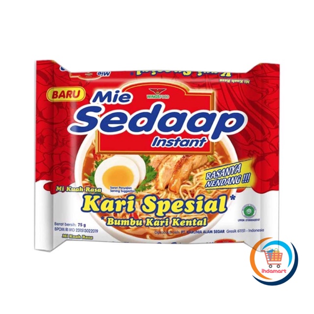 Mie Sedaap Kari Spesial 76 gr (Isi 10 pcs)