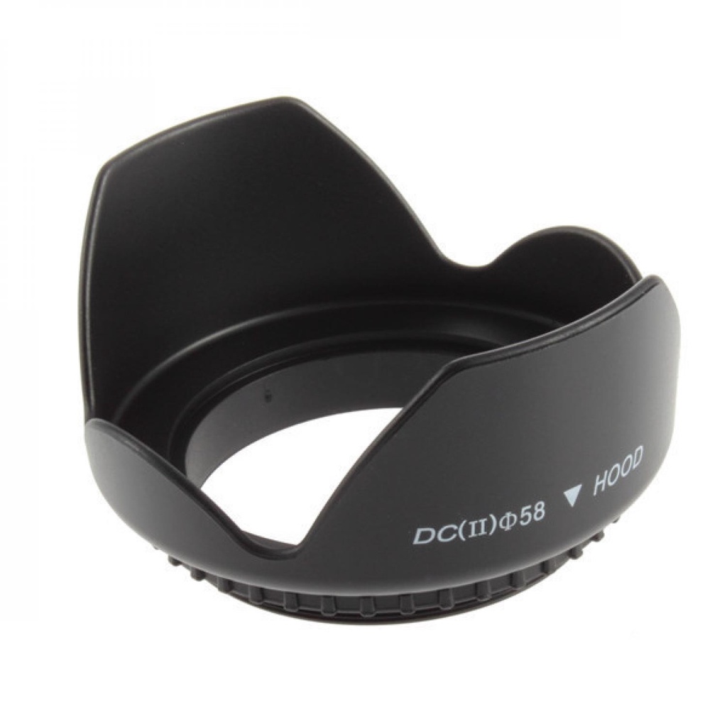 LCKMNOFFCL Ikacha Lens Hood for Cameras 58mm (Screw Mount) - EW-73B