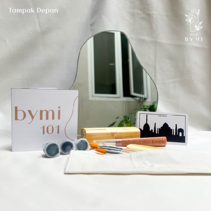 bymi Scratching Art Mirror Plus Painting Kit Delhi I City Edition