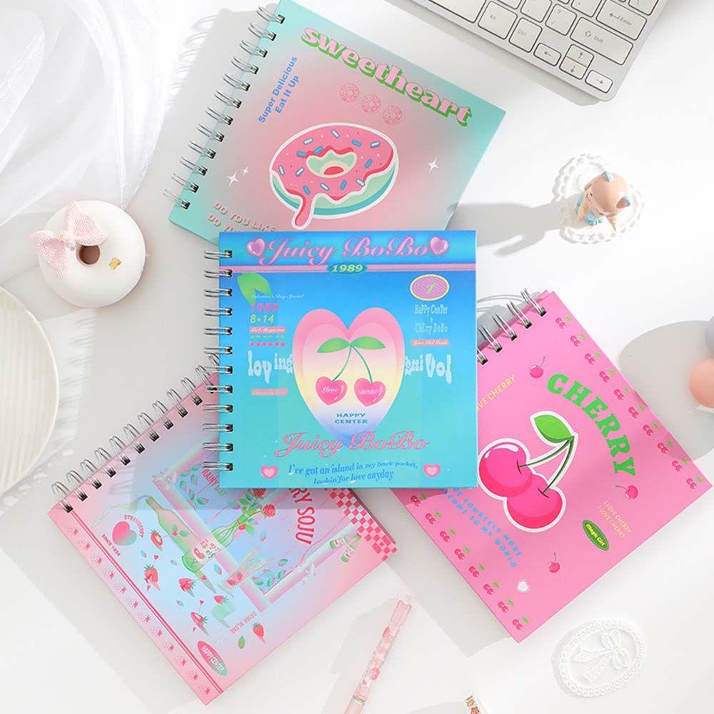 Agustinina Coil Notebook Korea Agenda Planner Harian Kantor Sekolah Loose-Leaf Diary