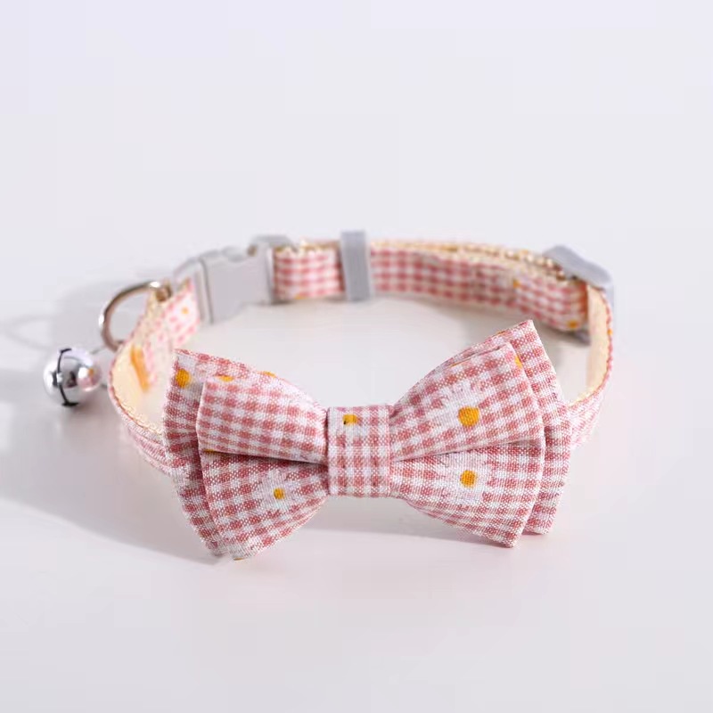 Kalung Kucing Kalung Anjing Kalung Kelinci Kalung Adjustable Bowknot Lonceng Cat Collar Dog Collar