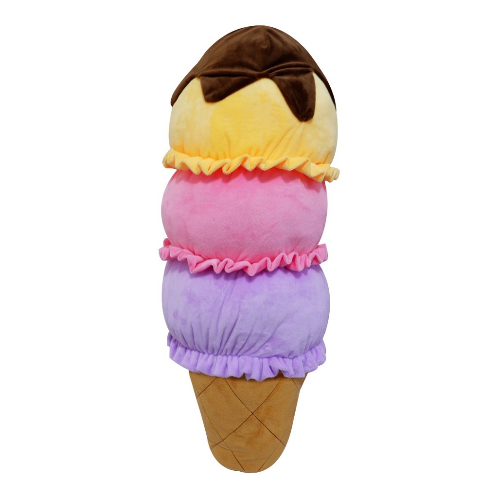Boneka guling es krim ice cream lucu kualitas premium bahan halus lembut SNI-Istana Boneka-28inch