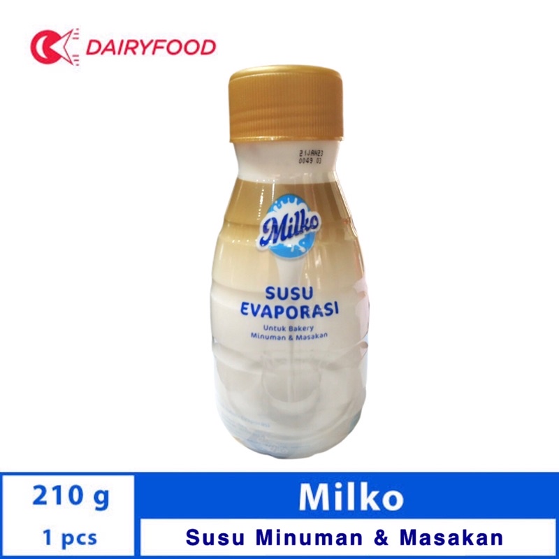 Susu Milko Evaporasi GOLD 210gr