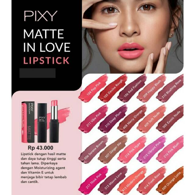 ❤️ GROSIR ❤️  PIXY MATTE IN LOVE MATTE LIPSTICK