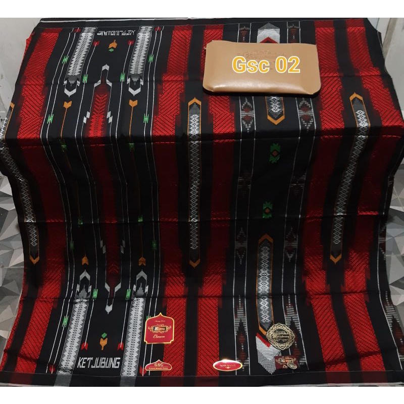 Sarung Ketjubung Sutra Spunsilk GSC ( Full sutra )