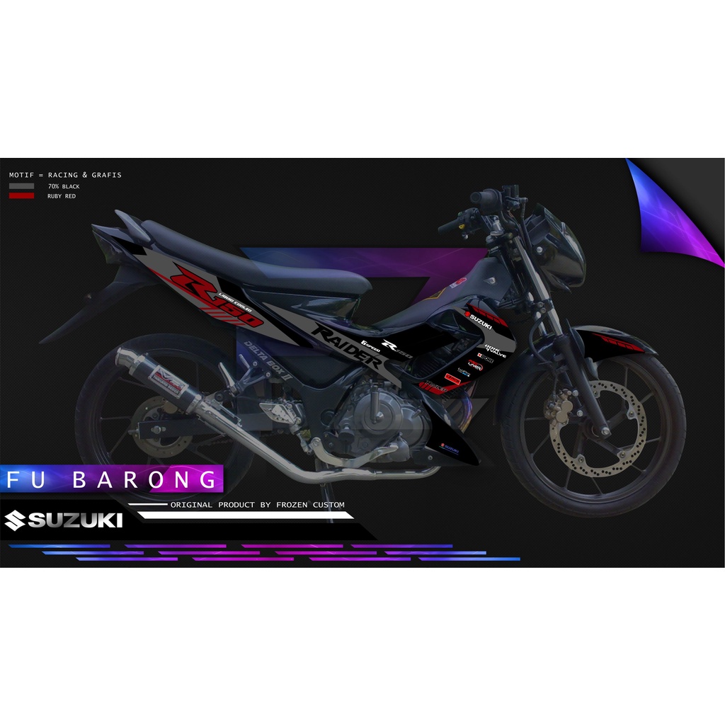 Striping satria fu Barong / Striping satria Barong /Striping Satria Fu lama / Striping Satria Fu Sti