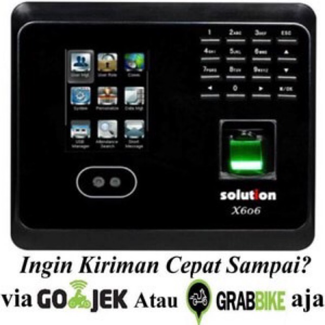 Mesin Absensi Solution X606 Finger Print